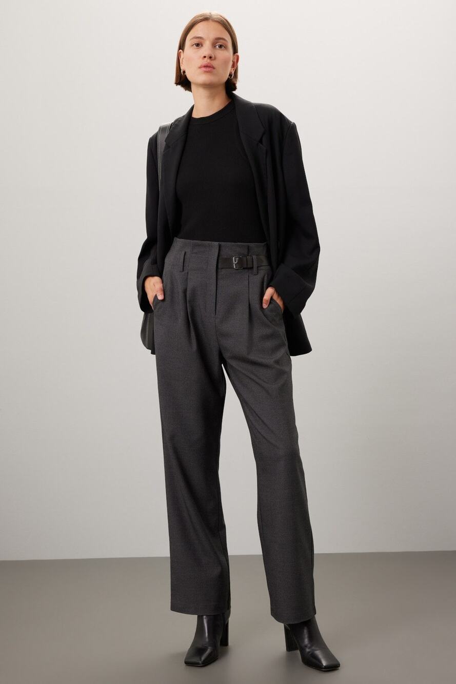 Love, Whit by Whitney Port Paperbag Belted Pants - Sz 8